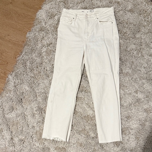 Mango Denim - Mango Sienna White Jeans